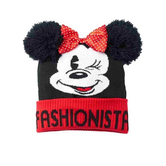 minnie mouse beanie hat
